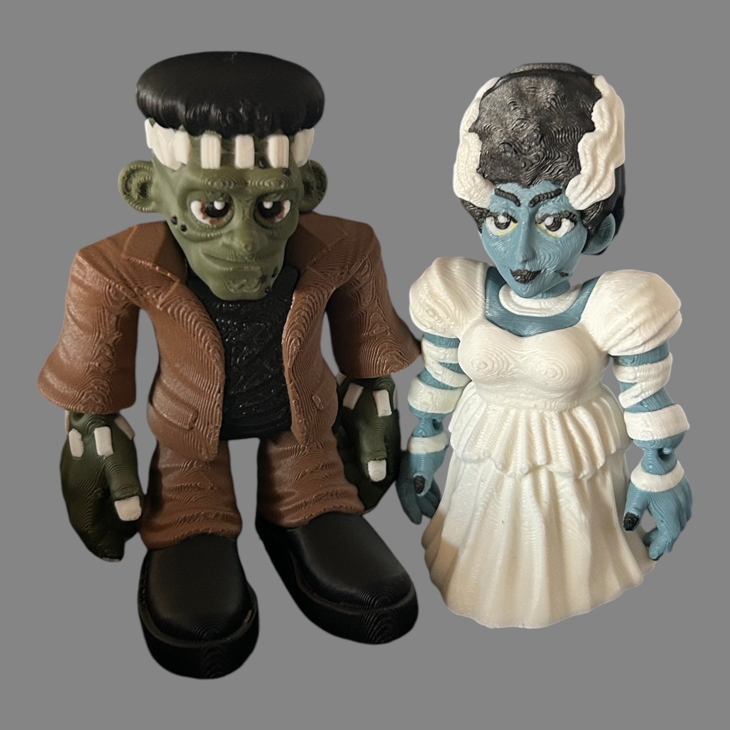 Frank and his Bride Desk Buddies